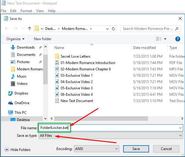 How To Password Protect A Folder In Windows