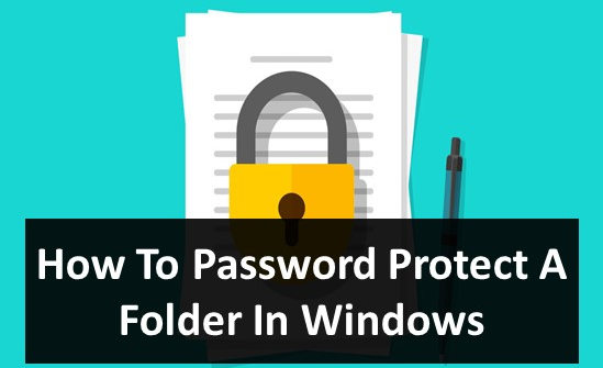 password protect a folder